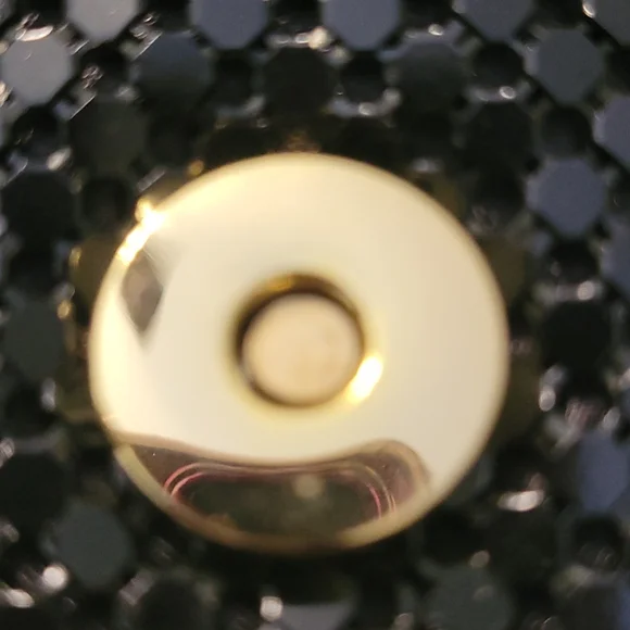 Little black sequined purse. Used once for a wedding. Measurements attac… - Picture 7 of 10